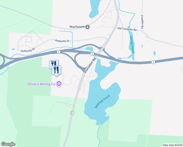 map of restaurants, bars, coffee shops, grocery stores, and more near 681 Princeton Road in Fitchburg