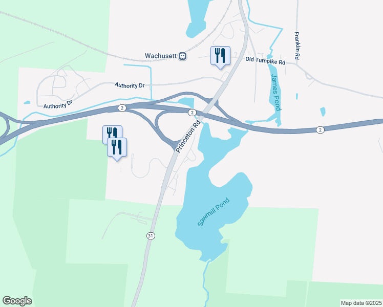 map of restaurants, bars, coffee shops, grocery stores, and more near 681 Princeton Road in Fitchburg