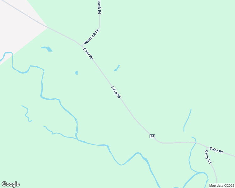 map of restaurants, bars, coffee shops, grocery stores, and more near County Road 24 in Rossburg