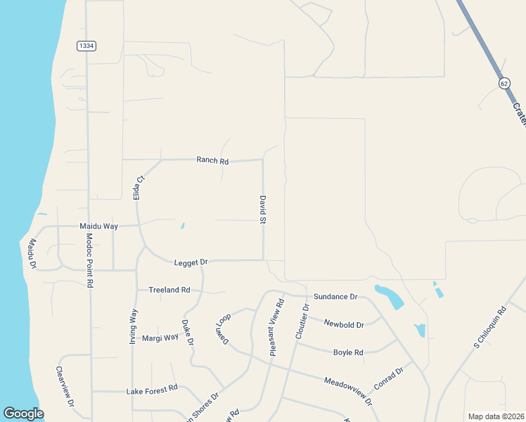 map of restaurants, bars, coffee shops, grocery stores, and more near 2845 Mark Court in Chiloquin