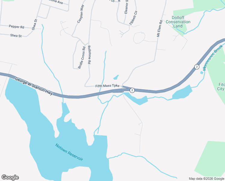 map of restaurants, bars, coffee shops, grocery stores, and more near 160 George W Stanton Highway in Fitchburg