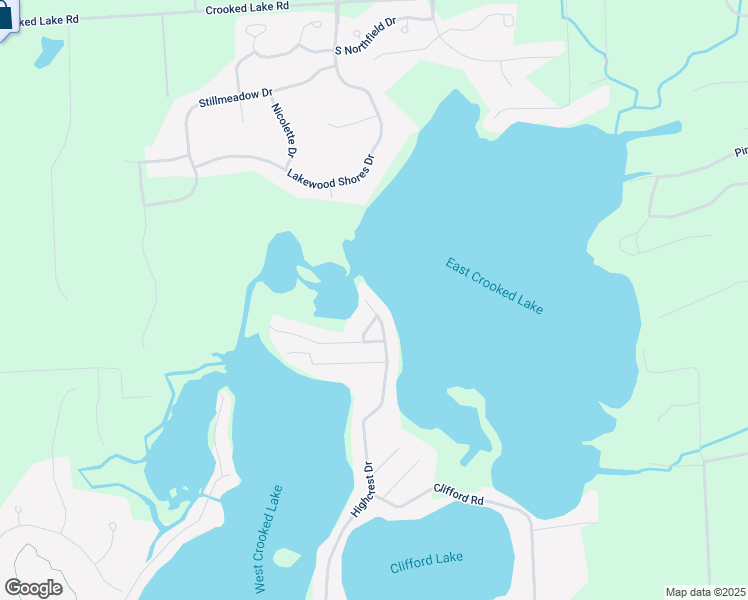 map of restaurants, bars, coffee shops, grocery stores, and more near 3683 Highcrest Drive in Brighton