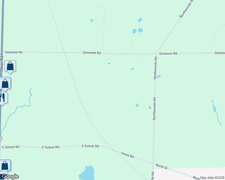 map of restaurants, bars, coffee shops, grocery stores, and more near 320 Genesee Road in Arcade