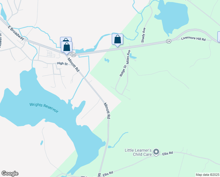 map of restaurants, bars, coffee shops, grocery stores, and more near 45R Norwood Street in Westminster