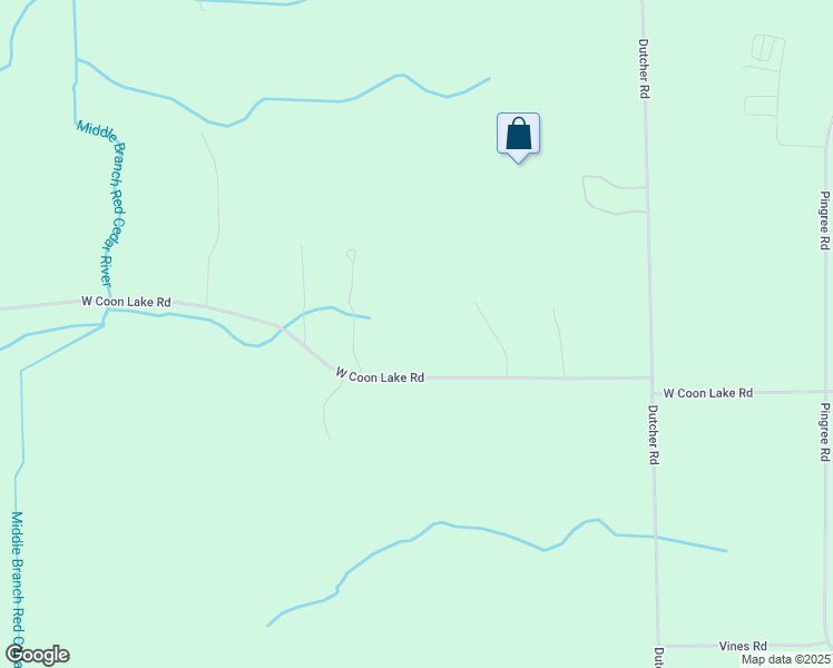 map of restaurants, bars, coffee shops, grocery stores, and more near 6464 West Coon Lake Road in Howell