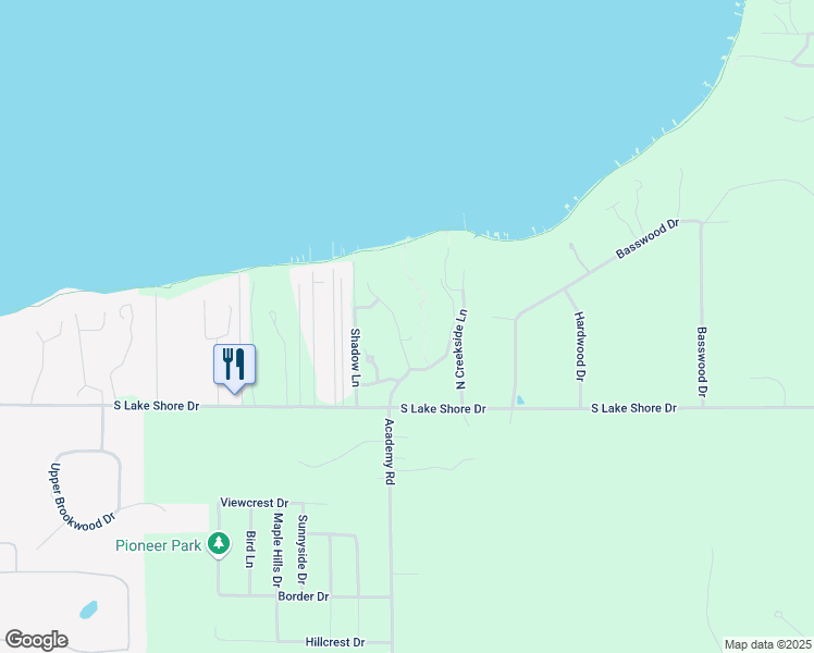 map of restaurants, bars, coffee shops, grocery stores, and more near in Fontana-on-Geneva Lake