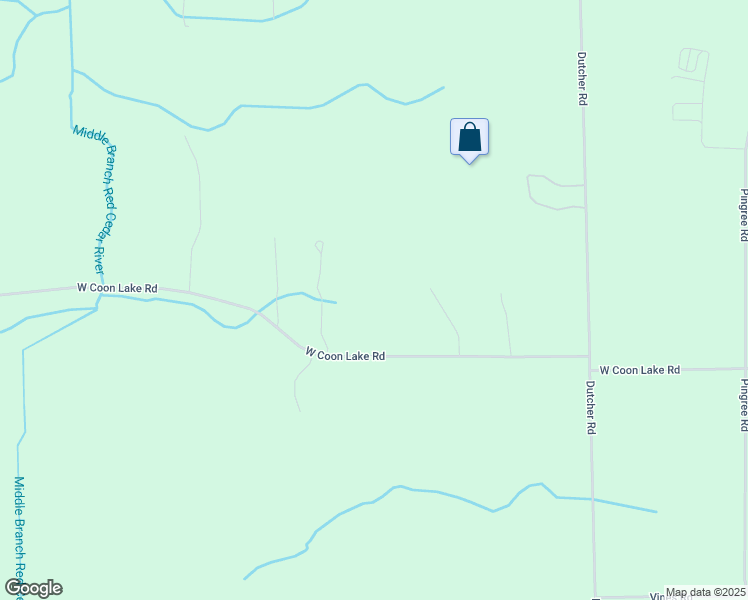 map of restaurants, bars, coffee shops, grocery stores, and more near 6464 West Coon Lake Road in Howell