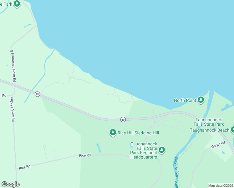 map of restaurants, bars, coffee shops, grocery stores, and more near 9810 Watermark Road in Trumansburg