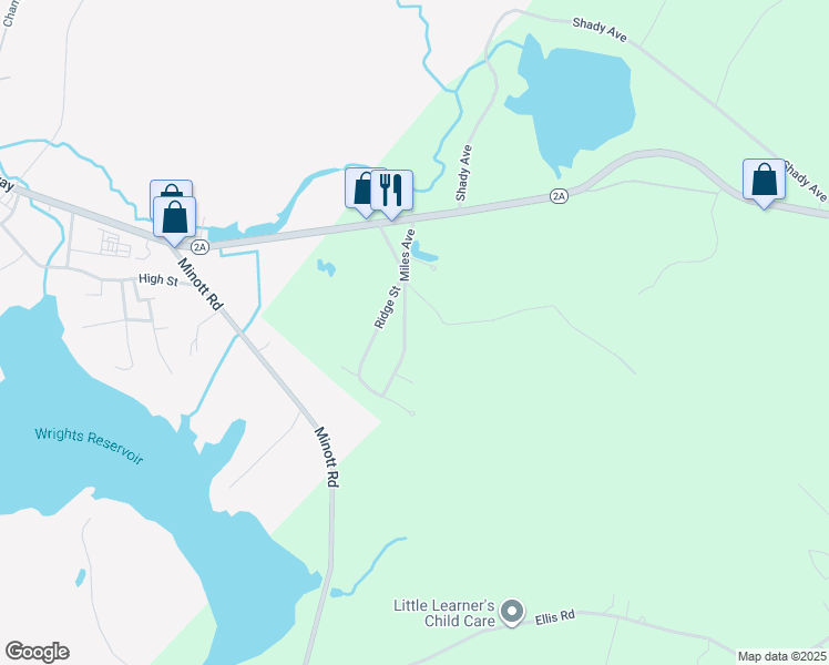 map of restaurants, bars, coffee shops, grocery stores, and more near 10 Miles Avenue in Westminster