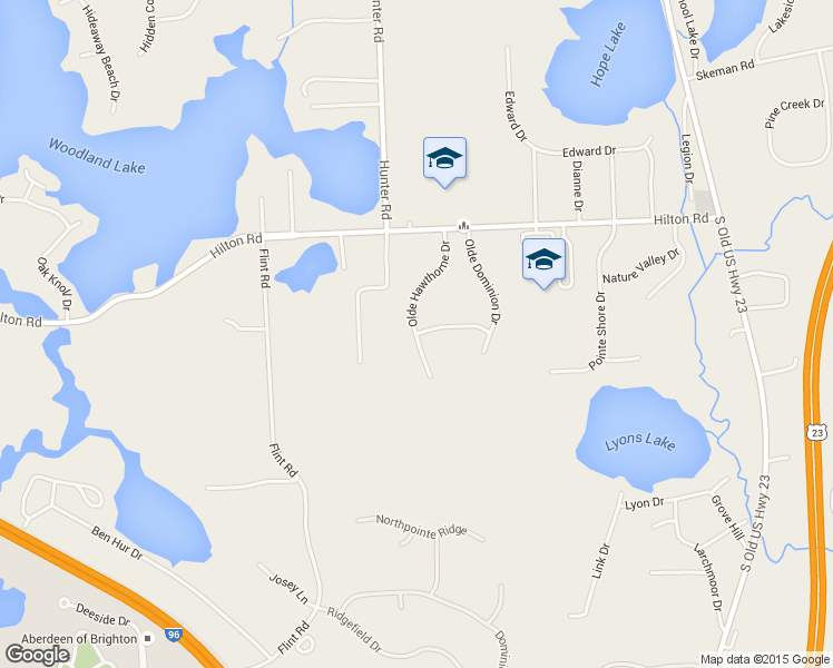 map of restaurants, bars, coffee shops, grocery stores, and more near 9490 Prince William Court in Brighton