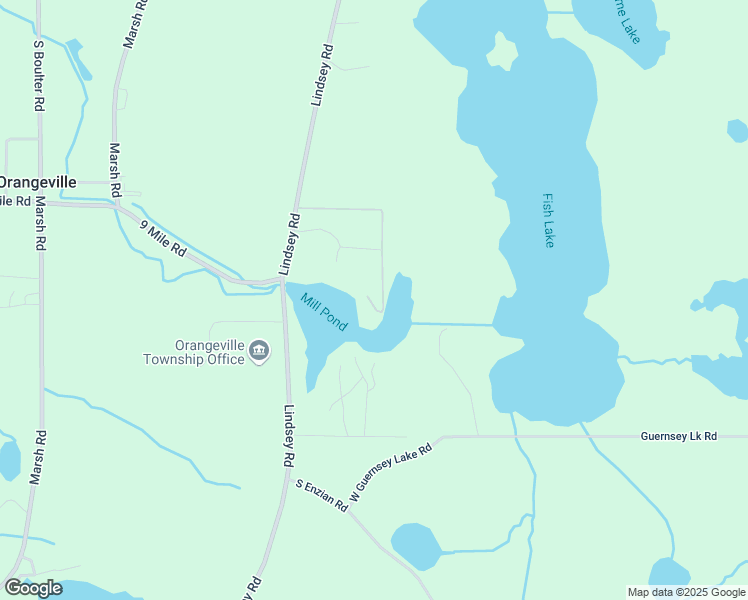 map of restaurants, bars, coffee shops, grocery stores, and more near 11037 Hermenitt Drive in Delton