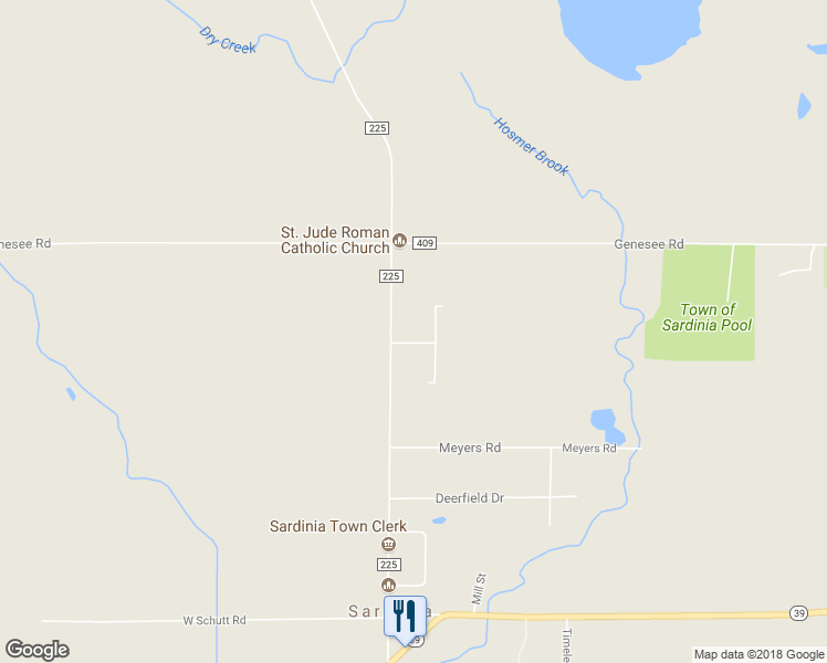 map of restaurants, bars, coffee shops, grocery stores, and more near 12079 Savage Road in Chaffee