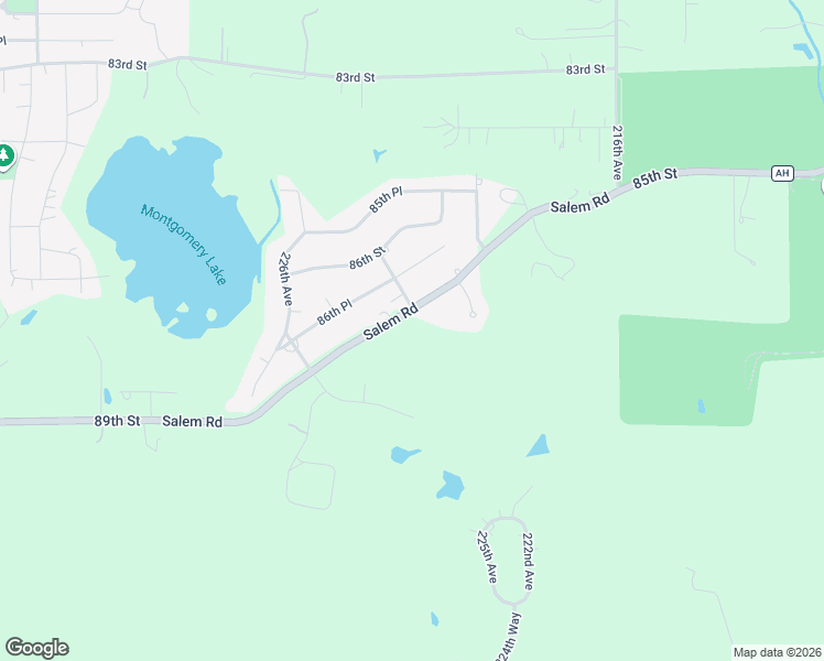 map of restaurants, bars, coffee shops, grocery stores, and more near 22301 Salem Road in Salem