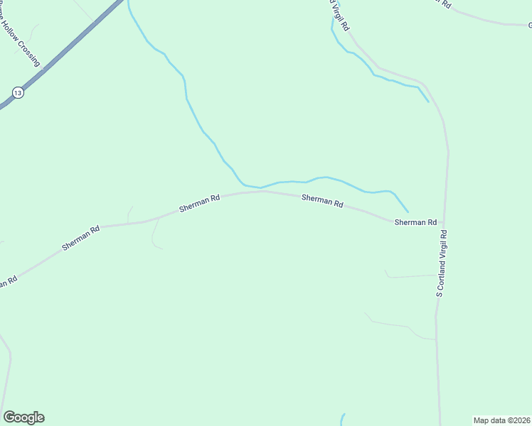 map of restaurants, bars, coffee shops, grocery stores, and more near 854 Sherman Road in Cortland