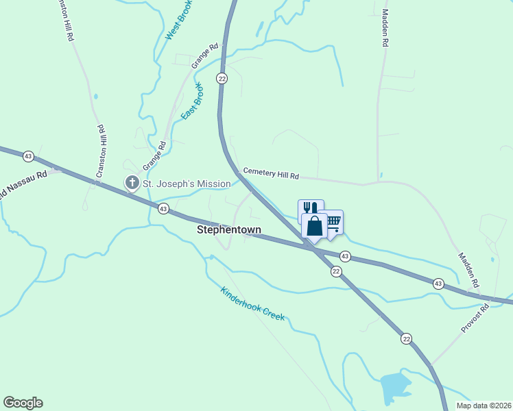 map of restaurants, bars, coffee shops, grocery stores, and more near in 