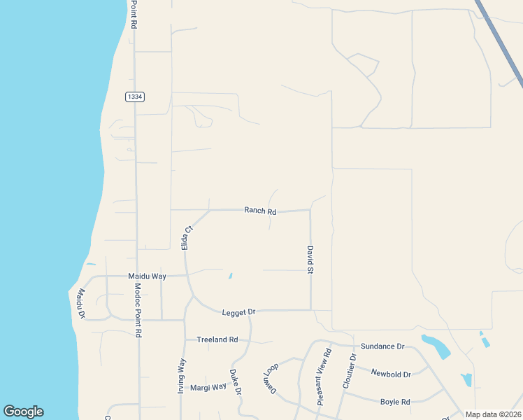 map of restaurants, bars, coffee shops, grocery stores, and more near 2938 Ranch Road in Chiloquin