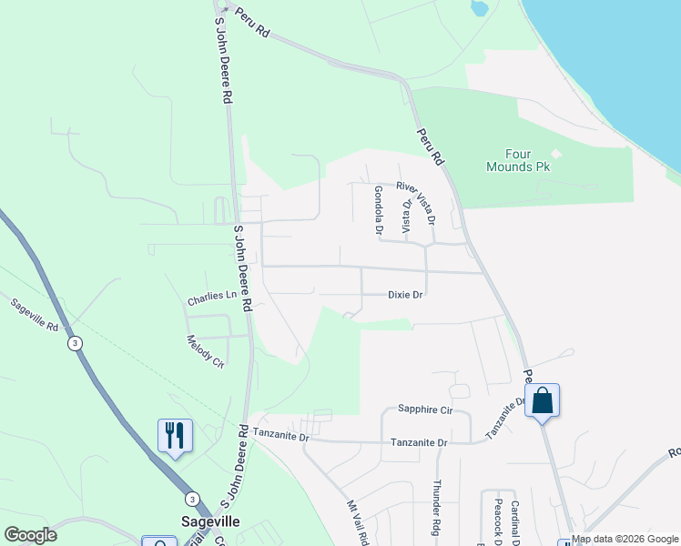 map of restaurants, bars, coffee shops, grocery stores, and more near 10261 Boleyn Road in Dubuque