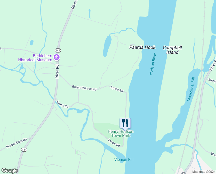 map of restaurants, bars, coffee shops, grocery stores, and more near 89a Barent Winnie Road in Selkirk