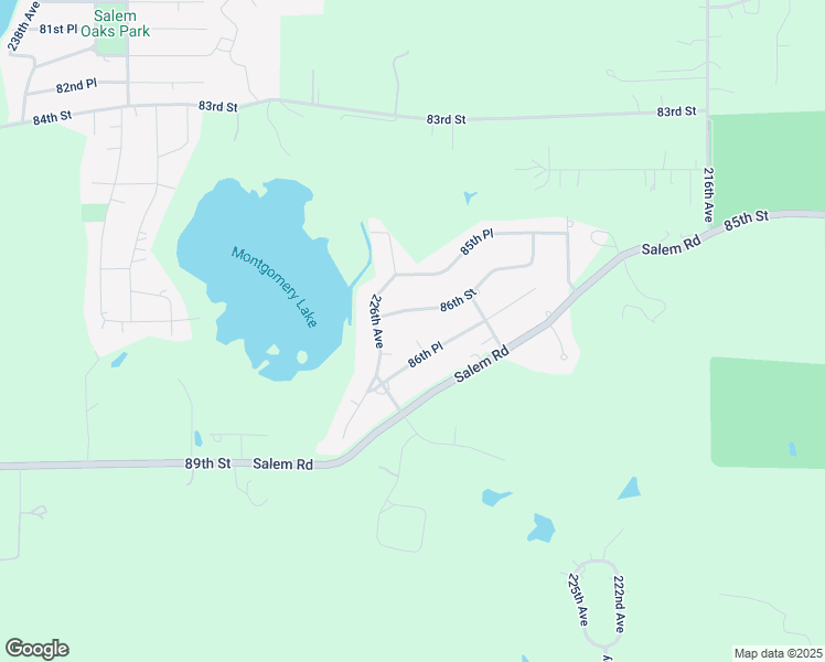 map of restaurants, bars, coffee shops, grocery stores, and more near 8629 225th Avenue in Salem Lakes