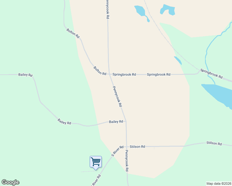 map of restaurants, bars, coffee shops, grocery stores, and more near 9823 Pennycook Road in Hunt