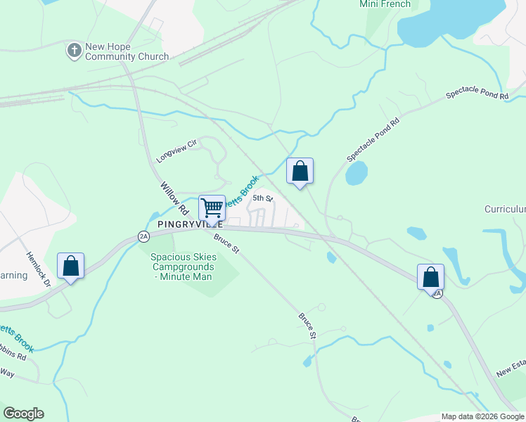 map of restaurants, bars, coffee shops, grocery stores, and more near 239 Ayer Road in Littleton