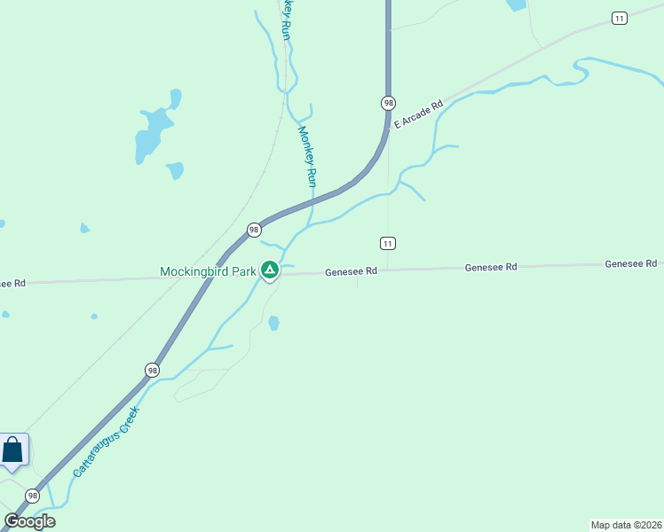 map of restaurants, bars, coffee shops, grocery stores, and more near 1377 Genesee Road in Arcade