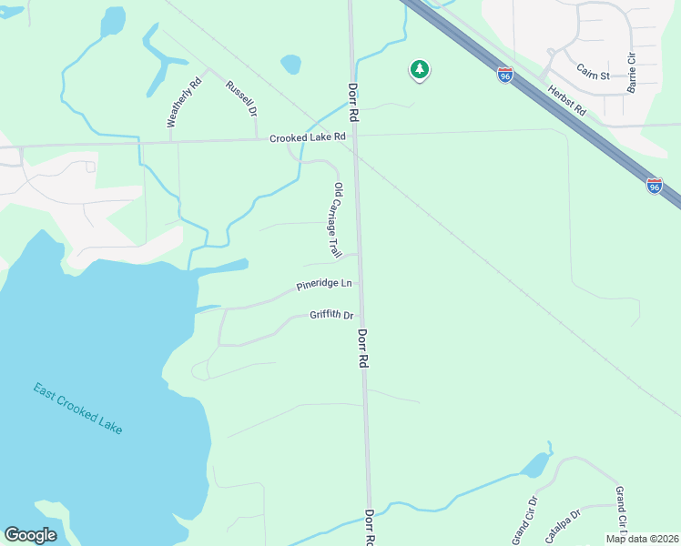 map of restaurants, bars, coffee shops, grocery stores, and more near 5859 Griffith Drive in Brighton