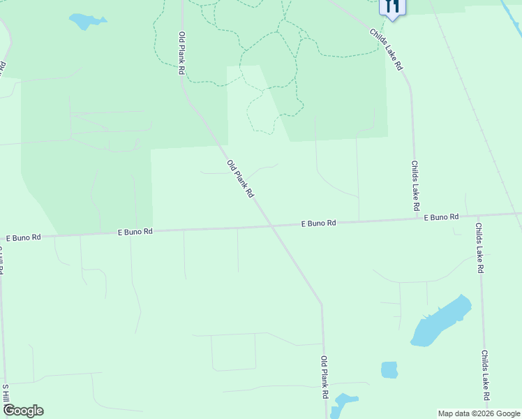 map of restaurants, bars, coffee shops, grocery stores, and more near 3067 Old Plank Road in Milford Charter Township