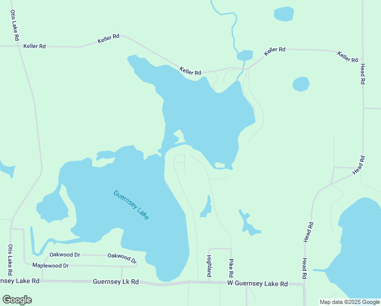 map of restaurants, bars, coffee shops, grocery stores, and more near 6957 Pike Road in Delton
