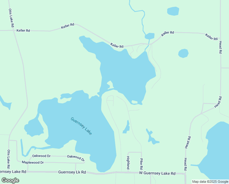 map of restaurants, bars, coffee shops, grocery stores, and more near 6957 Pike Road in Delton