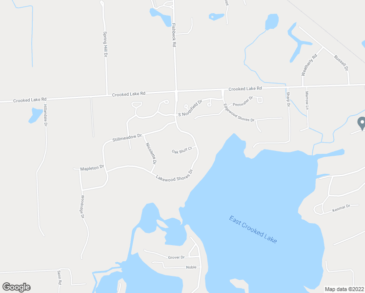 map of restaurants, bars, coffee shops, grocery stores, and more near 5031 Oak Bluff Court in Howell