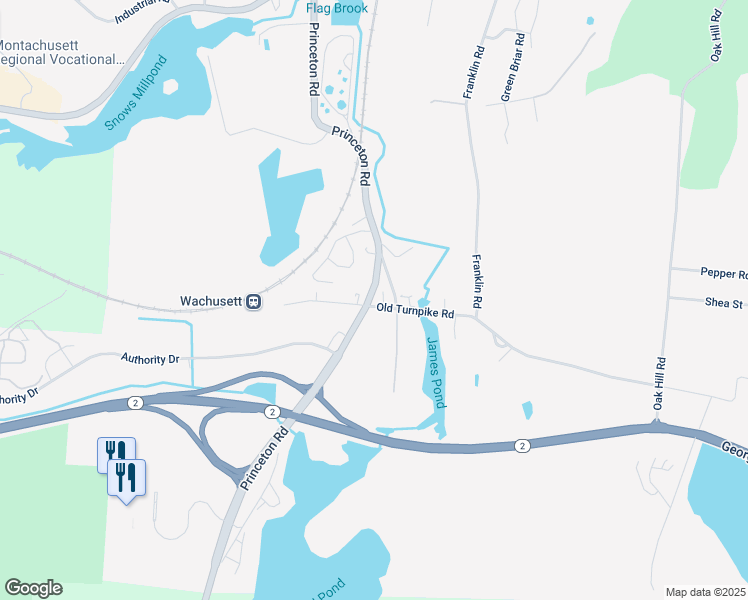 map of restaurants, bars, coffee shops, grocery stores, and more near 431 Princeton Road in Fitchburg