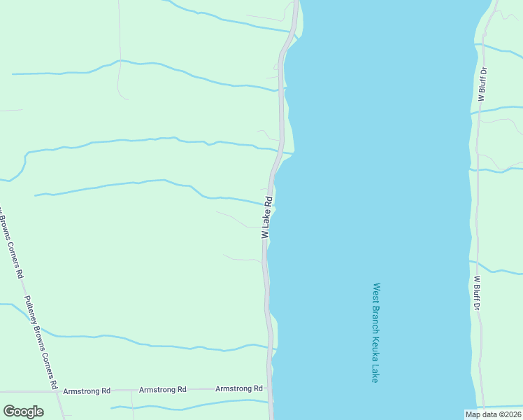 map of restaurants, bars, coffee shops, grocery stores, and more near 16002 West Lake Road in Branchport