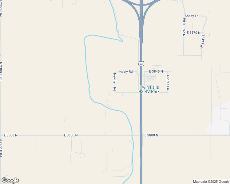 map of restaurants, bars, coffee shops, grocery stores, and more near 2377 East 3830 North in Filer