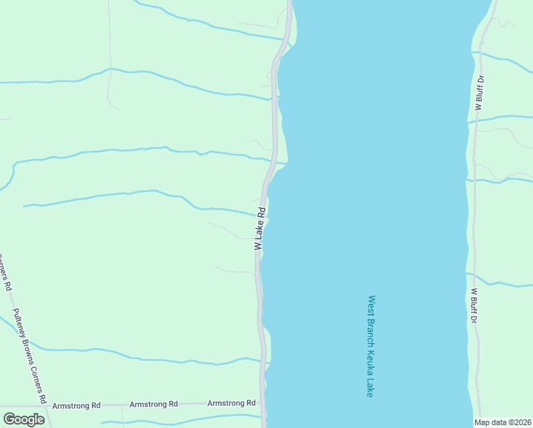 map of restaurants, bars, coffee shops, grocery stores, and more near 16002 West Lake Road in Branchport