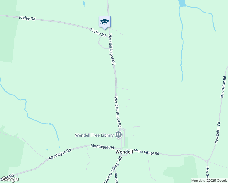 map of restaurants, bars, coffee shops, grocery stores, and more near 41 Wendell Depot Road in Wendell
