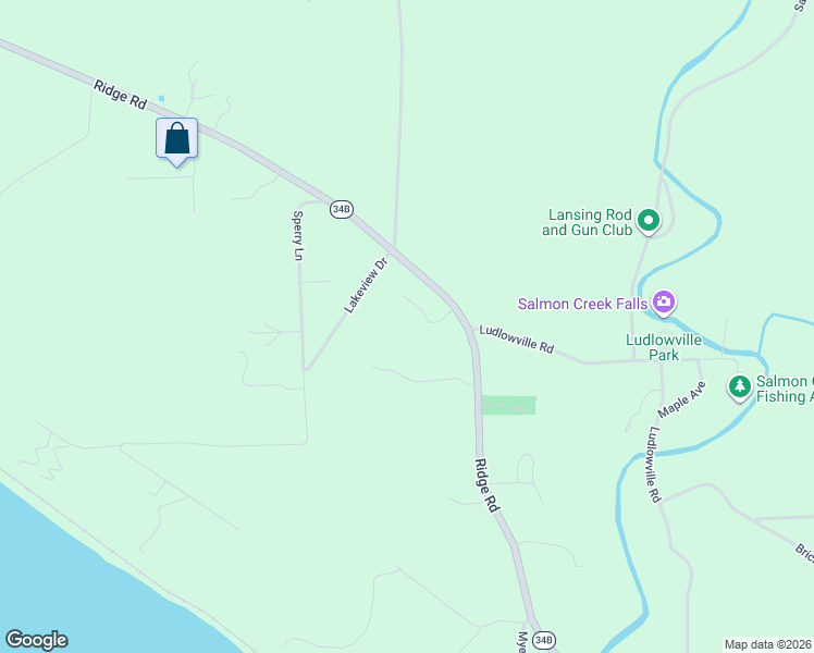 map of restaurants, bars, coffee shops, grocery stores, and more near 559 Ridge Rd in Lansing