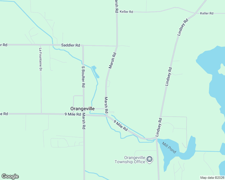 map of restaurants, bars, coffee shops, grocery stores, and more near 6757 Marsh Road in Plainwell