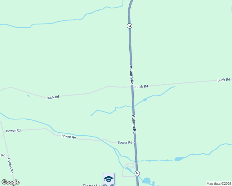 map of restaurants, bars, coffee shops, grocery stores, and more near 420-498 Buck Road in Lansing