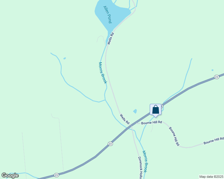 map of restaurants, bars, coffee shops, grocery stores, and more near 231 Wells Road in Morris