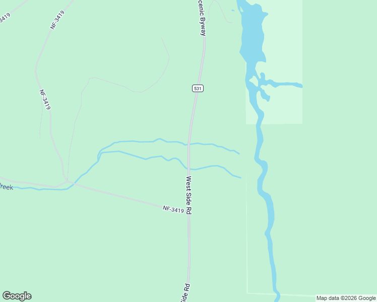 map of restaurants, bars, coffee shops, grocery stores, and more near West Side Road in Klamath County