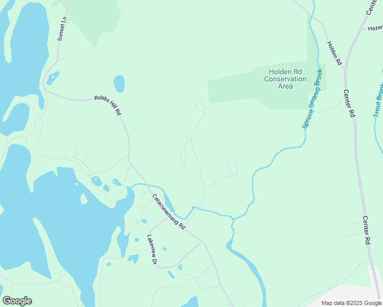 map of restaurants, bars, coffee shops, grocery stores, and more near 53 Brook Trail in Shirley