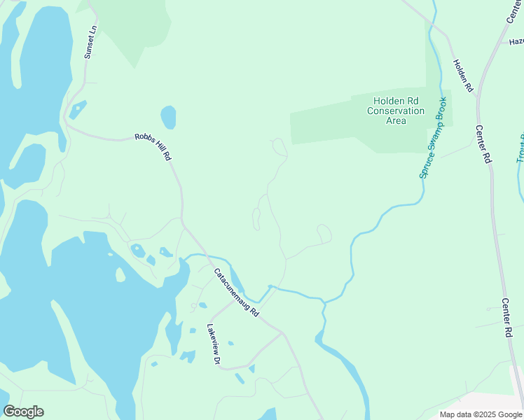map of restaurants, bars, coffee shops, grocery stores, and more near 53 Brook Trail in Shirley