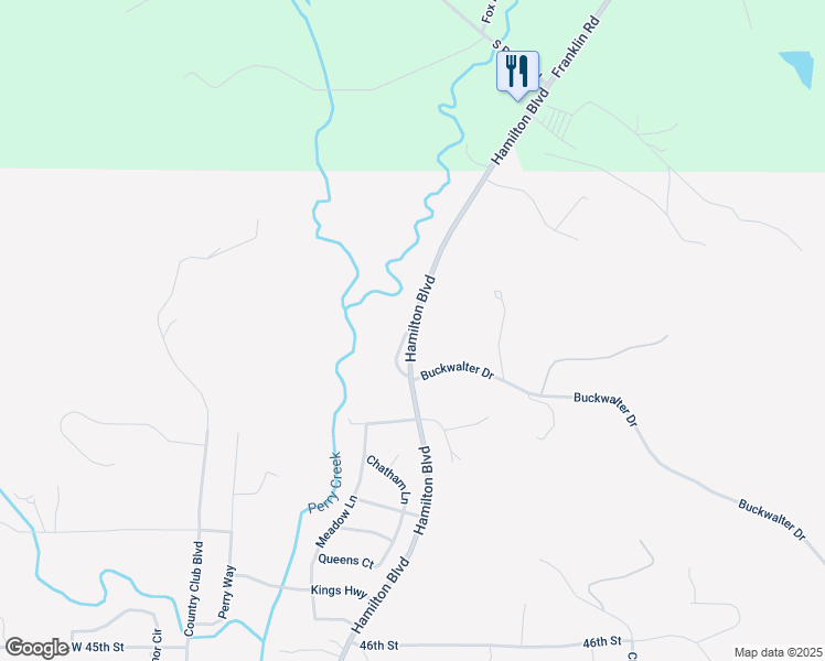 map of restaurants, bars, coffee shops, grocery stores, and more near 5101 Hamilton Boulevard in Sioux City