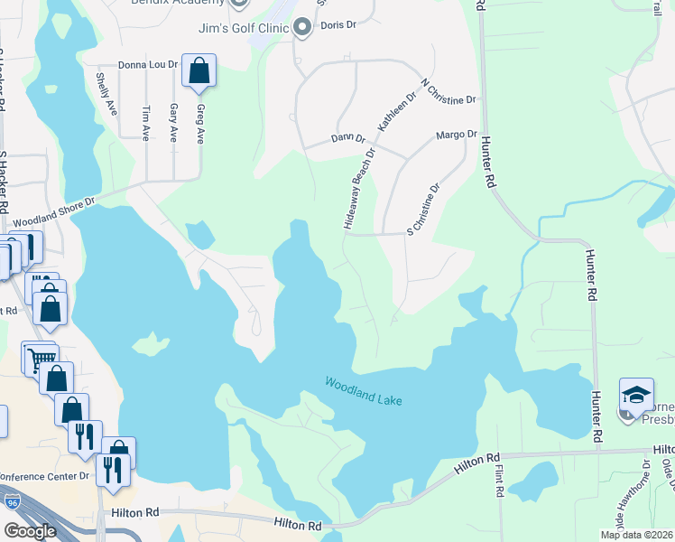 map of restaurants, bars, coffee shops, grocery stores, and more near 3064 Hideaway Beach Drive in Brighton
