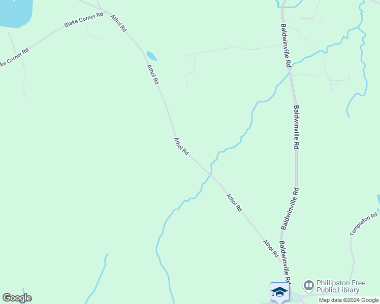 map of restaurants, bars, coffee shops, grocery stores, and more near 150 Athol Road in Athol