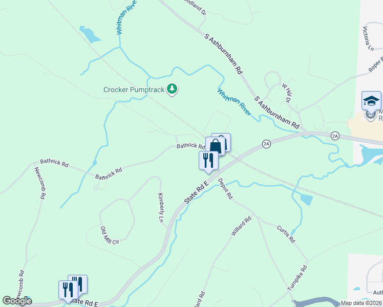 map of restaurants, bars, coffee shops, grocery stores, and more near 17 Bathrick in Westminster
