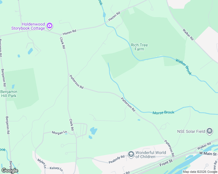 map of restaurants, bars, coffee shops, grocery stores, and more near 55 Patterson Road in Shirley