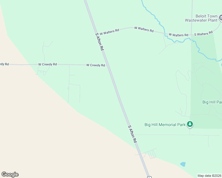 map of restaurants, bars, coffee shops, grocery stores, and more near 3076 South Afton Road in Beloit