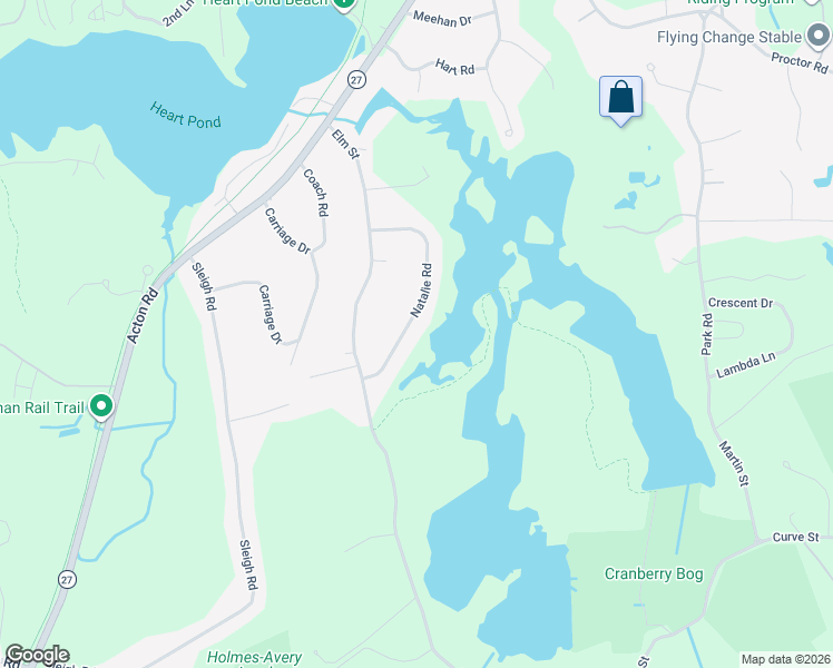 map of restaurants, bars, coffee shops, grocery stores, and more near 20 Natalie Road in Chelmsford